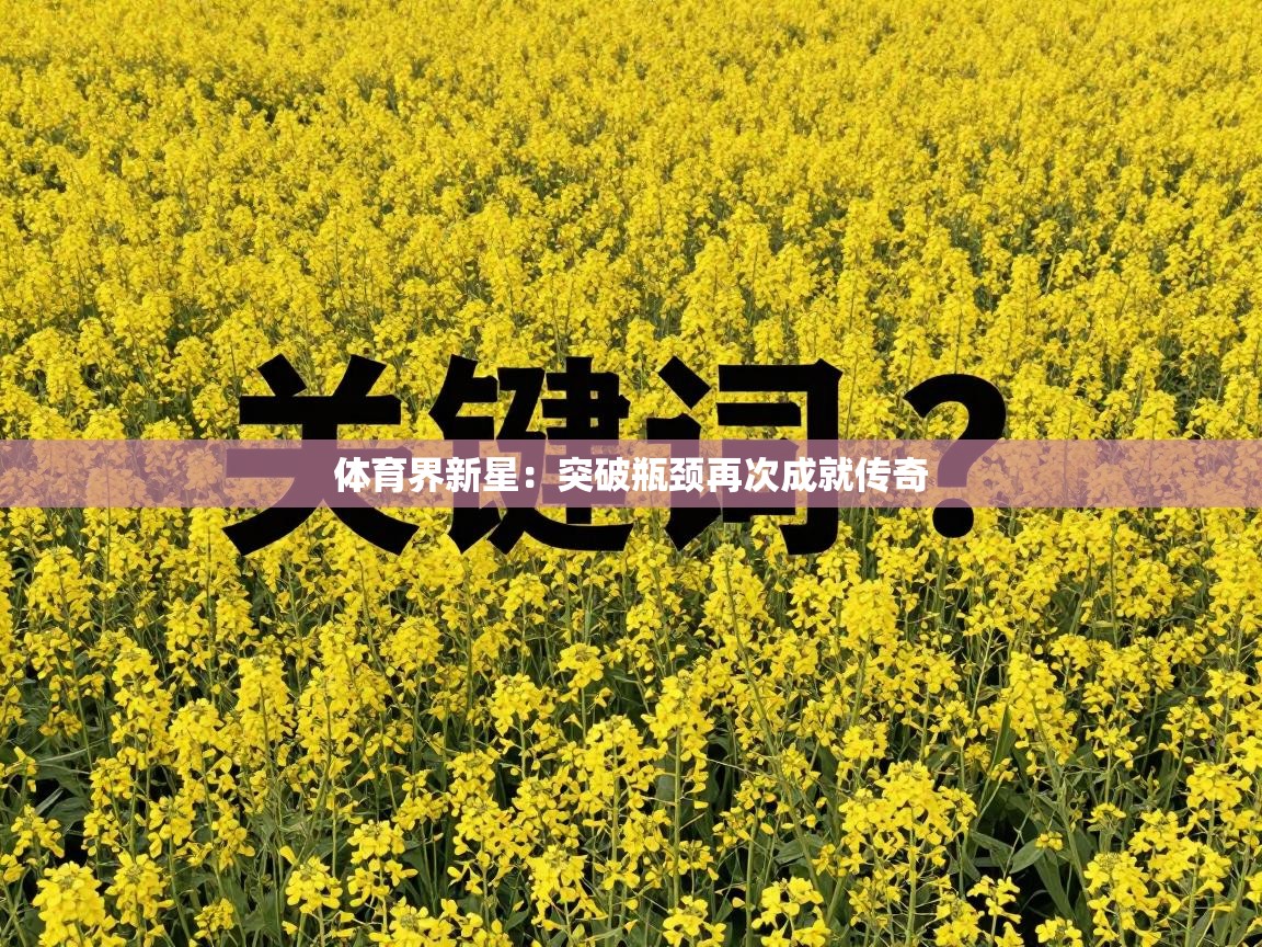 体育界新星：突破瓶颈再次成就传奇